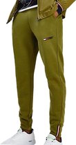 Tommy Hilfiger Logo Fleece Broek - Mannen - groen