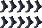 5 paar bamboe sokken - maar 38 tot 43 - heren - blauw - grijs - stretch - ademend - milieuvriendelijk