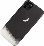 Apple iPhone X / Xs - maan hard hoesje Laurent zwart - Geschikt voor