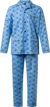 Gentlemen Heren Flanel Pyjama Blue - maat 62