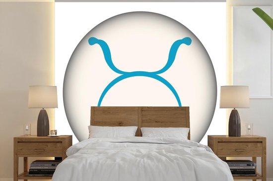 Papier peint photo vinyle - Une icône illustration de la constellation du Taureau largeur 350 cm x hauteur 350 cm - Tirage photo sur papier peint (disponible en 7 tailles)