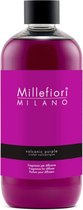 Millefiori Milano Navulling voor Geurstokjes 500 ml - Volcanic Purple