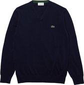 Lacoste V-Neck Knitwear Cotton Classic Fit Navy Blue