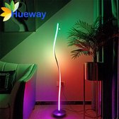 Hueway 'Twisted Edition' multicolor led verlichting - Verdraaid Staande Vloerlamp  voor Woon & Slaapkamer RGB