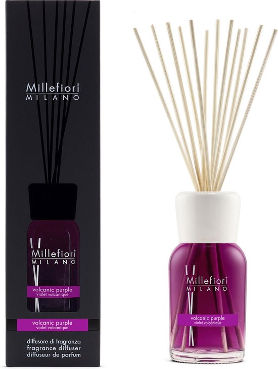 Millefiori Milano Geurstokjes 500 ml - Volcanic Purple
