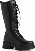 Marco Tozzi Dames Laarzen 2-2-25603-27 002 zwart F-breedte Maat: 39 EU