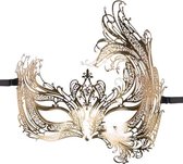 Easytoys Open Venetiaans Masker - Goudkleurig - Sexy Lingerie & Kleding - Accessoires - Dames Lingerie - Accessoires