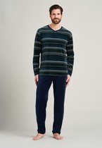 Schiesser pyjamaset Warming Nightwear Groen - maat 54-56