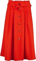 DEELUXE Paper-Bag midi-rok GEORGIA Red Pepper