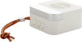 speaker Aria bluetooth 7 cm ABS/PU/alu wit 2-delig