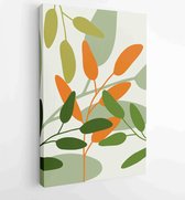 Canvas schilderij - Abstract art nature background vector. Modern shape line art wallpaper 4 -    – 1934329667 - 40-30 Vertical