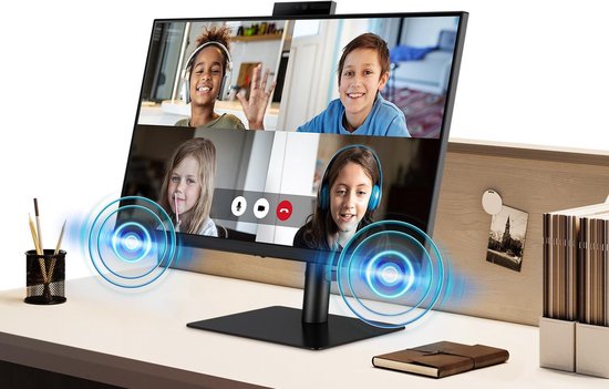 Samsung LS24A400 - Full HD IPS Webcam Monitor - 24 Inch