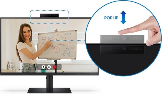Samsung LS24A400 - Full HD IPS Webcam Monitor - 24 Inch
