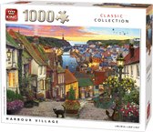 King Puzzel 1000 Stukjes (68 x 49 cm) - Harbour Village - Legpuzzel Classic