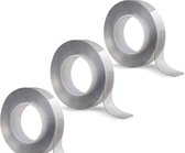 Hammersmith Monster Tape, Nano-Grip Dubbelzijdige tape,  transparant, 9 meter, Kleefband, herbruikbaar, afwasbaar, Montage-Tape, weerbestendig