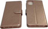 Apple iPhone 13 Pro Roze Portemonnee Wallet Case – TPU  hoesje met pasjes Flip Cover - Boek  beschermend Telefoonhoesje