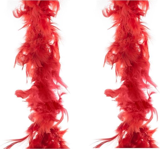 Boa à Plumes Boland - 1,80m - Blanc, Noir, Rouge Ou Rose - Déguisement Années 20