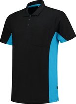 Tricorp Poloshirt Bi-Color - Workwear - 202002 - Grijs-Zwart - maat XL