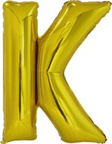 Amscan Folieballon Letter K 100 X 79 Cm Goud