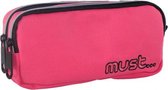 etui Monochrome 20 x 6 x 9 cm polyester lichtrood