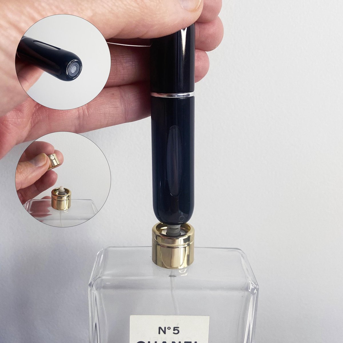 Parfumverstuiver - Navulbaar Parfum Flesje - Parfum Flacon - Parfum Verpakking Voor Onderweg - Cadeauverpakking