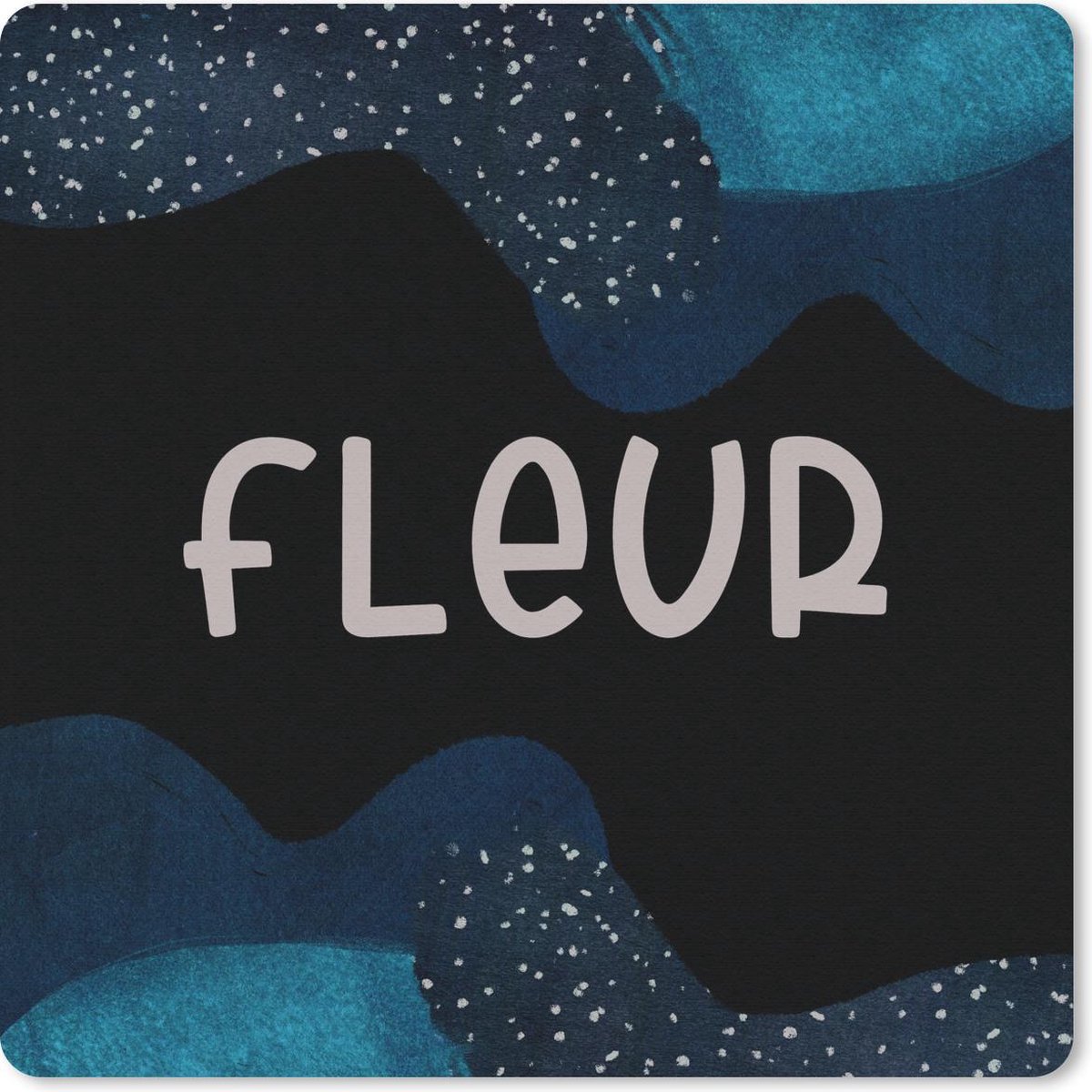 Muismat 30x30 cm - Mousepad Fleur - Pastel - Meisje - Muismatten