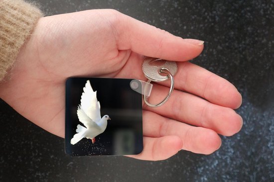 Porte-clés - Duif - Wit - Air - Plastique