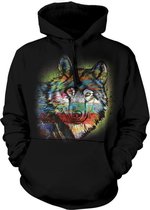 Painted Wolf Hoodie L