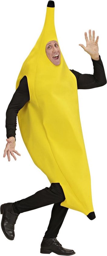 Gele banaan kostuum voor volwassenen - Verkleedkleding