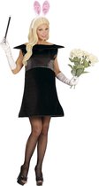 Widmann - Haas & Konijn Kostuum - Magische Bunny Tovertruc - Vrouw - zwart - Large / XL - Carnavalskleding - Verkleedkleding