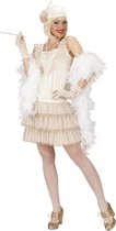 "Charlestonjurk met kant voor volwassenen - Verkleedkleding - Large"