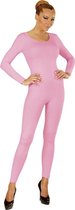 Widmann - Dans & Entertainment Kostuum - Unicolor Body Volwassen, Lang, Zacht Roze - Vrouw - roze - Small / Medium - Carnavalskleding - Verkleedkleding