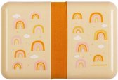 broodtrommel Rainbows 18 cm oranje