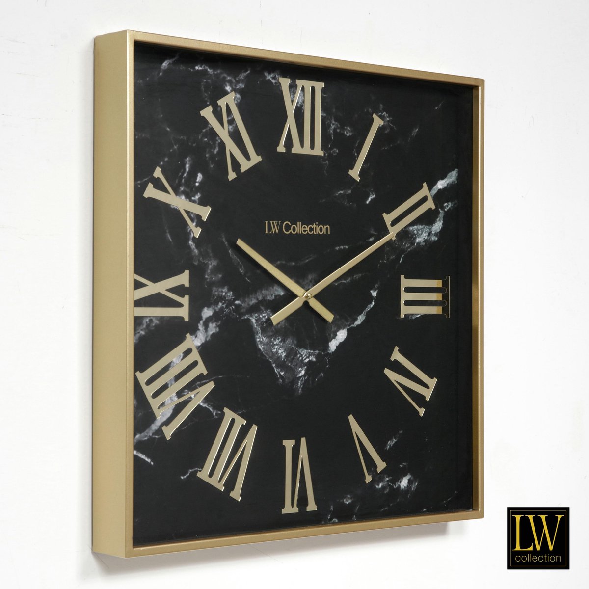 Relógio de Parede Dourado Ferro 60 x 8 x 60 cm | Leroy Merlin