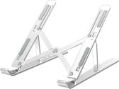 Parya Official - Laptop Standaard - Aluminium - Verstelbaar & Opvouwbaar - Zilver