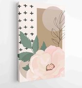 Canvas schilderij - Hand painted illustrations wall arts vector. Surface pattern design. 3 -    – 1843126798 - 40-30 Vertical