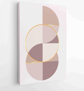 Canvas schilderij - Abstract organic shape Art design for poster, print, cover, wallpaper, Minimal and natural wall art. Vector illustration. 3 -    – 1834428193 - 50*40 Vertical