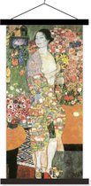 Porte-affiche avec affiche - Affiche scolaire - Danseuse - Gustav Klimt - 40x80 cm - Lattes noires