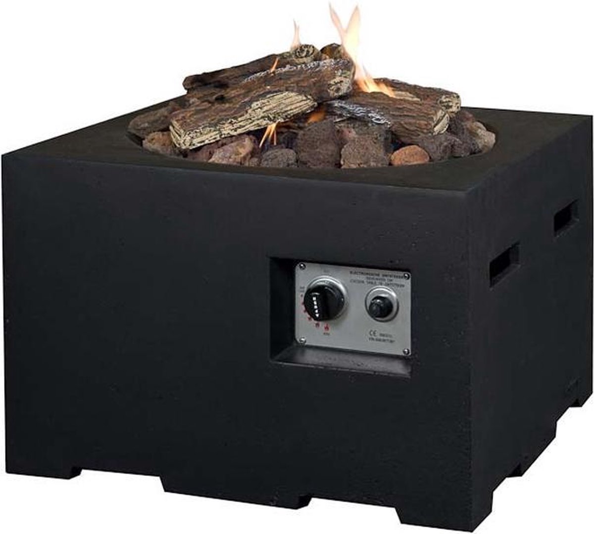 Happy Cocooning Cocoon Table Small Square - Fire Table - Black