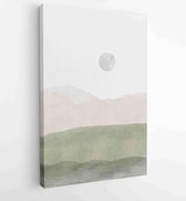 Canvas schilderij - Mountain and landscape wall arts vector 1 -    – 1908283540 - 50*40 Vertical