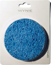 Wynie - 2 Gezichtsreiniging Spons / Facial Pad - Blauw/Roze - Rond - In blisterverpakking