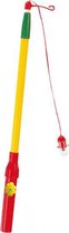 lantaarnstok met licht junior 58 cm geel 1 stuk