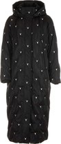 Alix the label Embroidered Bull Puffer Jas Zwart  dames maat XS