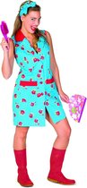 Costume de serveuses et de femme de chambre | Cheerful Flower Tablier Intérieur Carer | Femme | Taille 42 | Costume de carnaval | Déguisements