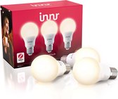 Innr Slimme Lamp E27 White - werkt met Philips Hue*, Alexa, Google Home en SmartThings - warmwit licht - Zigbee smart LED - dimbaar - 3 pack