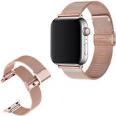 Luxe Milanese Loop Armband Geschikt Voor Apple Watch Series 1/2/3/4/5/6//7/SE 42/44/45 mm Horloge Bandje - 42mm/44mm/45mm Metalen iWatch Milanees Polsband - Stainless Steel Mesh Ba