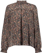 Geisha Blouse Blouse 13850 26 Black/brique Dames Maat - M