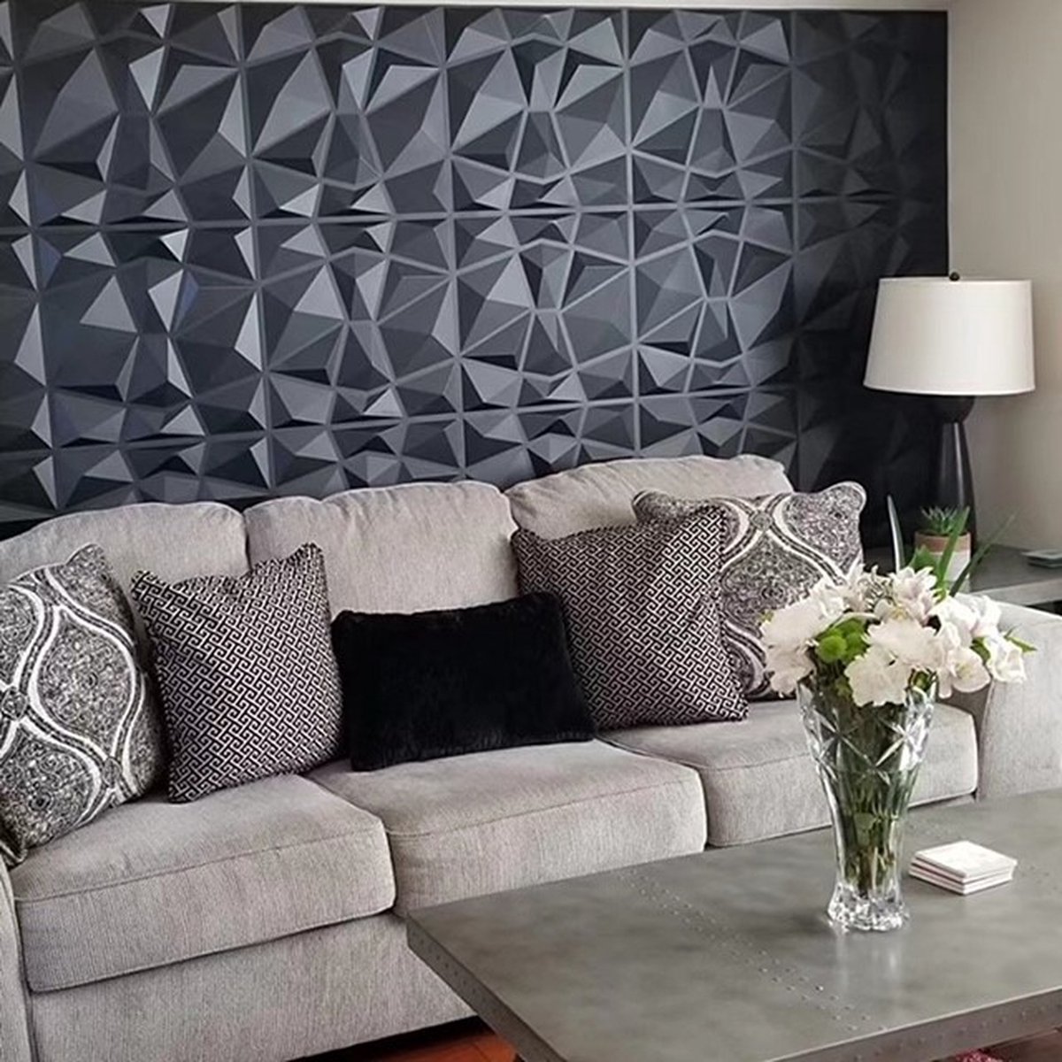 30x30 cm muur renovatie 3D Stereo Wandpaneel Diamant Niet zelfklevende tegel 3D muursticker woonkamer Badkamer 3d behang 13 30x30 cm muur renovatie 3D Stereo Wandpaneel Diamant Niet zelfklevende tegel 3D muursticker woonkamer Badkamer 3d behang 13
