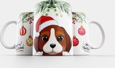 Mok Beagle kerstmis/merry Christmas