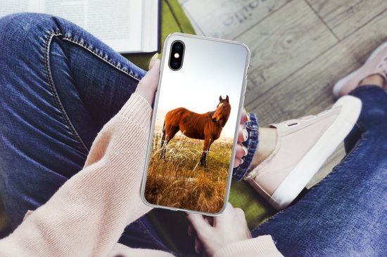 Coque iPhone X - Cheval - Pâturage - Australie - Coque de téléphone en Siliconen